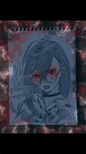 Drawing Momo Ayase from Dandadan #drawing #anime #sketch #momoayasedrawing #shorts