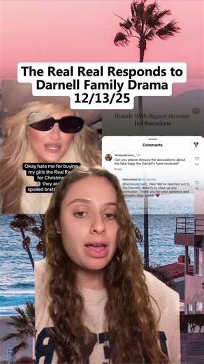 Is The Real Real Selling Fakes? 🎄👜 | The Darnell Drama Unraveled! #authenticity #drama #luxury #fyp #viral #darnell #kylandarnell #usa #foryou #therealreal #chirstmashaul #sammysamslife #authenthic