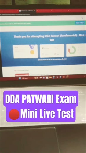 DDA Exam 2025 Mini Live Test #dda #ddaexam #delhidevelopmentauthority #delhigovtjobs #delhipolice