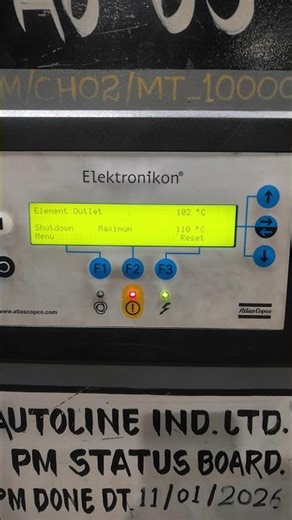Compressor Error Problem 🤔⚡#machine #industrialelectrician #electrical #viral #electrician