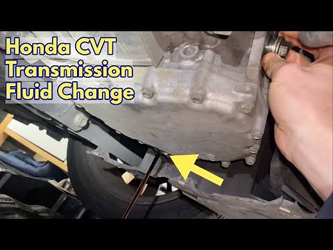 Honda CVT Transmission Fluid Change