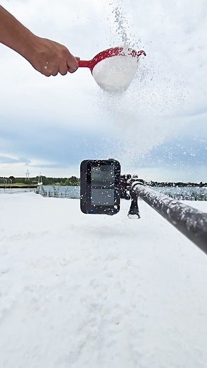 3.9M views · 39K reactions | Fake Snow Optical Illusion Trick ❄️ [ad] captured with the one and only Insta360 Ace Pro to make those 120fps slow-motion shots really bang!  #insta360acepro #insta360 #videotricks #snow | Manuel Bechter & Romez | Facebook