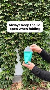 How to properly use the origami cup