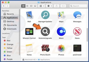 ModuleUpgrade Adware (Mac)