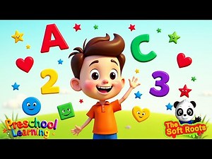 Preschool Learning activities for 3 year olds at home | Learn ABC Phonics Shapes Numbers Colors 🌈