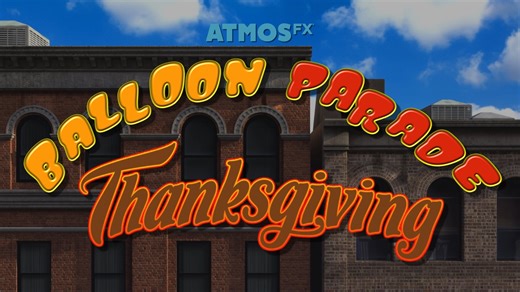Create your own parade for the holiday inside or out. With cartoon turkeys, scarecrows and other Thanksgiving icons, the Balloon Parade: Thanksgiving Decoration is an uplifting celebration of the harvest season! Download now at https://atmosfx.com/products/balloon-parade-thanksgiving | AtmosFX