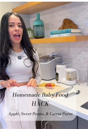 That “I’m a kitchen genius” feeling after your first successful batch. 👩‍🍳🌟 #grownsy#babyfoodmaker#babyfoodrecipes#babyshower#trimester