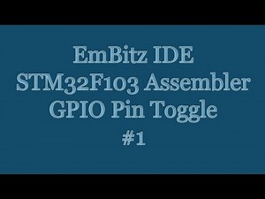 EmBitz IDE - STM32F103 Cortex M3 Assembler - Toggle GPIO with Timer Overflow Interrupt NVIC #1
