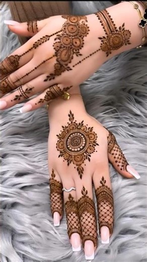 Beautiful Front Hand Mehndi Design 😍 | Simple & Stylish Mehndi for Girls