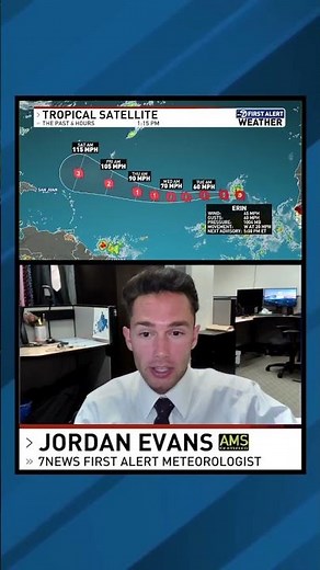 Tropical Storm Erin forms in the Atlantic, expected to become a hurricane