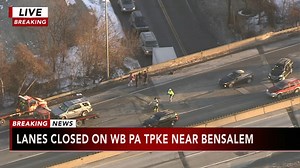 Crash involving 5 vehicles shut down WB Pennsylvania Turnpike