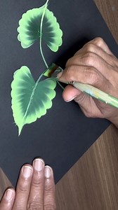Here is a one stroke leaves painting! #OneStrokePainting #LeavesArt #PaintingTutorial #ArtReels #LeafPainting #ArtLovers #CreativeArt #ArtistInspire #PaintingReel #DIYArt #EasyPainting #NatureArt #PaintingProcess #FloralArt #ArtInspiration | Varsha Patel
