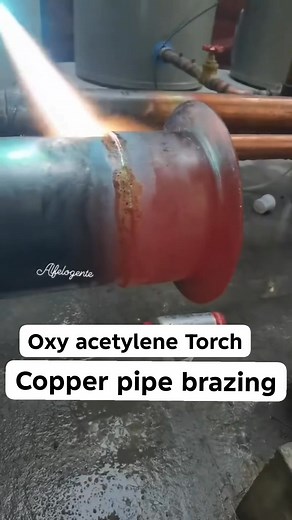 104K views · 454 reactions | Big copper pipe brazing #everyone #refrigerationtech #brazing #hvactech #fblifestyle | Alfe Logente | Facebook