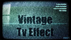 Vintage TV Effect
