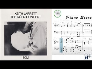 [A-069] The Köln Concert Part II (Live January 24 1975) - Keith Jarrett Piano Score (Original)