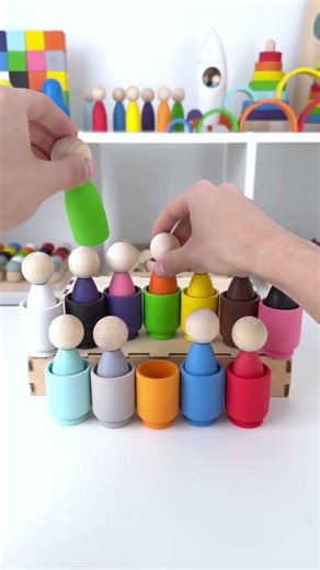 With our set, you can introduce your child to colors and create a fun "wrong" scenario