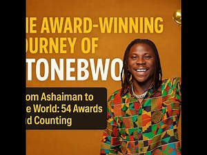 the award winning journey of Stonebwoy