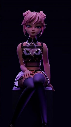 Анимация персонажа в Blender | Character animation in Blender #blender #animation #art