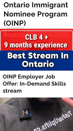158K views · 297 reactions | Ontario PNP Clb 4 stream Explained 﫡 #oinp #permanentresidency #canadaimmigration | Tushar Uplifts | Facebook