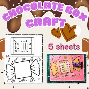 Chocolate Box Craft for World Chocolate Day – DIY Candy Wrapper Craft
