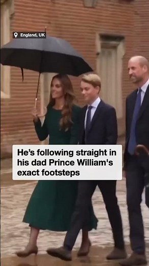 Prince George arrives at Eton College for first day of boarding school