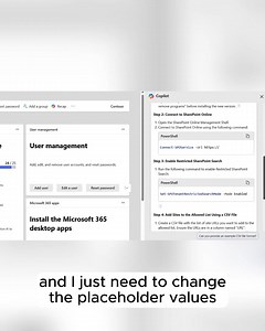 Automate Complex Admin Tasks with Copilot PowerShell. See how to generate ready-to-run commands for bulk admin operations using Copilot. https://youtu.be/rMalGm0tBOY Streamline daily admin tasks with AI-powered insights, natural language queries, and automation using Microsoft 365 Admin Copilot. Quickly recap key updates, monitor service health, and track important changes—all in one place. No more digging through multiple pages—just ask Copilot for the answers you need, grounded in real-time da