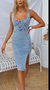 ☀️🌈Hey, pretty girl! You'll be a real eye-catcher in this super fun dress. The whole piece is made from stretchy fabric that creates a warm, figure-hugging silhouette. Perfect for a playful date, pair with fresh white sneakers and a tote bag for a cute-casual look we love.💃 | Whatyam