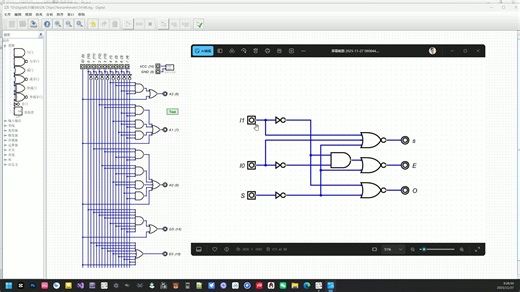0027、从2-1编码器级联组建16-4编码器