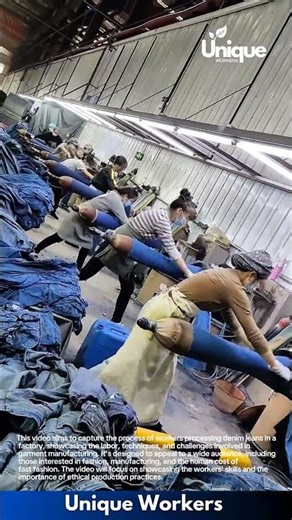 Denim jeans: from factory to fashion with garment workers
