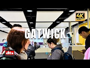 London Gatwick Airport, Complete tour of Departures at South Terminal | Athens flight |