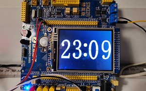 STM32仿制的屏幕翻页时钟 | RTC时钟模块ds3231 | 自制字模 | 野生科技