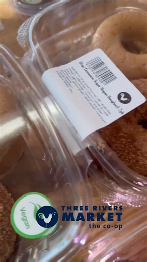 You walk into the co-op and the bakery case is calling your name. 👀✨ Cookies, muffins, vegan donuts, and all the goodies you didn’t know you needed today. Treat yourself—you deserve it. | Three Rivers Market