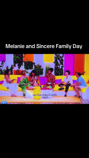 Melanie and Sincere Family Day Love Island Season 8 Episode 32 #loveisland #familyday #melanieandsincere #fyp #foryoupage