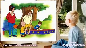 Caillou cartoon 2015   Caillou meets robbie   Caillou em Português