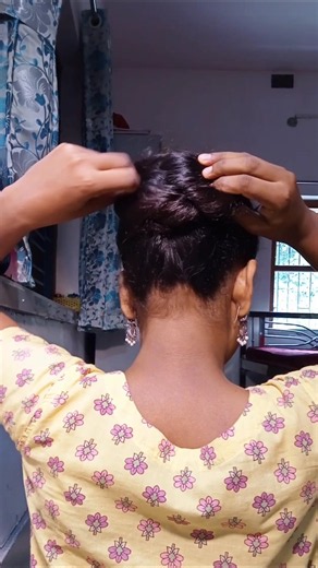 One Hairstyle, Different Hair Textures 👀 | Bow Bun Hairstyle ✨