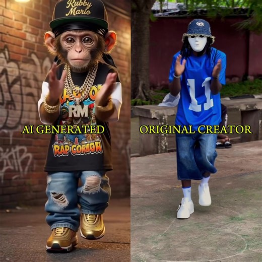 Duet with my ai version. Original dance moves from @Electro Breakers #cwalk #snoopdogg #electrobreakers #foryou