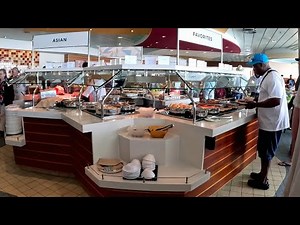 Royal Caribbean Buffet Breakfast Food at Windjammer Marketplace