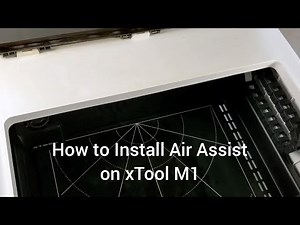How to Install the Air Assist Tool on the xTool Laser Cutting Machine