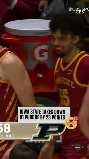 🚨 Iowa State with the UPSET #basketball #NCAA #iowastate #cbk