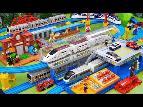 Plarail Shinkansen ☆ Construction of multi-purpose Takara Tomy 3-lane Subway Base Control Center