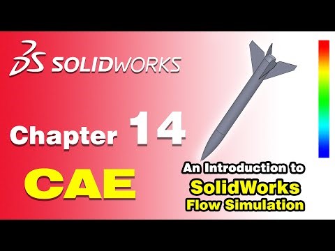 SolidWorks Flow Simulation Tutorial CAE | Chapter 14: Flow past a model rocket
