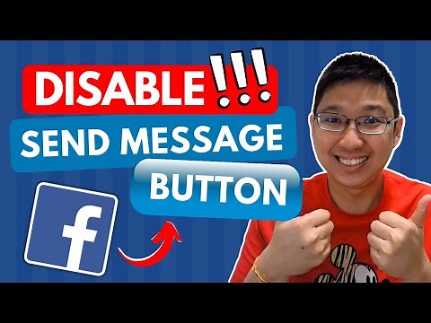 How to Turn Off Send Message Button in Facebook Page