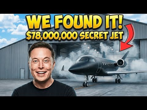 Elon Musk’s Secret $78M Private Jet