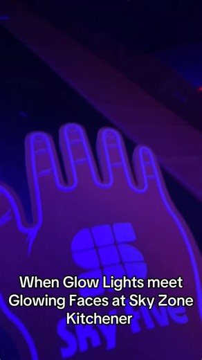 ✨ Sky Fives at Sky Zone! ✨ When the glow lights meet glowing faces, the night comes alive with energy, laughter, and sky-high vibes! 💫 Jump, dance, and light up the park with your brightest moves and biggest smiles — because nothing beats the glow of good times and gravity-defying fun! ⚡🖐️ #SkyFives #GlowNight #SkyZoneKitchener #SkyZoneGlow #JumpIntoTheLight #GlowingVibesOnly #LetsGlowCrazy #WeekendVibes #SkyHighFun #FamilyFunNight #GoodVibesOnly #kitchenerevents | SkyZone Kitchener