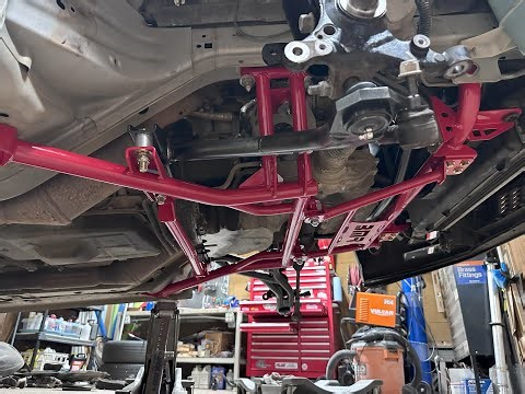 S197 Drag Stang Build Part 1 - K Member and QA1 Coilovers