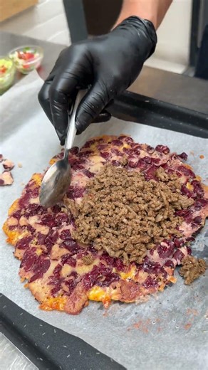 Smashed Beans & Cheese Tortilla Taco 🧀🌮 #shorts