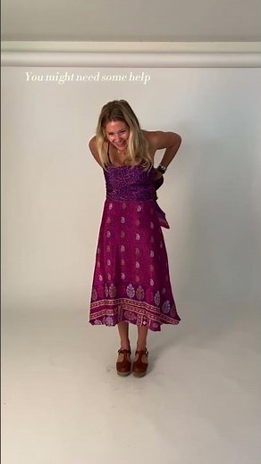 How to Tie a Wrap Skirt: Manipura Dress