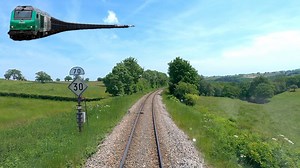 【4K】法国🇫🇷火车第一视角 - 游览沿途风光