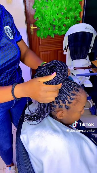 Knotless braids at Destiny beauty salon roysambu Lumumba drive #19#destiny #foryou