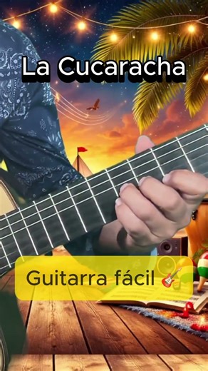 La Cucaracha en guitarra 🎸 | Fácil y rápida | Mr. Denis Music